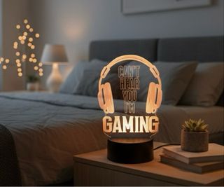 Lampada da camera con cuffie Gaming