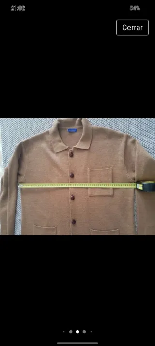 Chaqueta punto vintage hombre