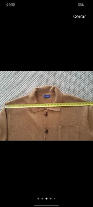 Chaqueta punto vintage hombre