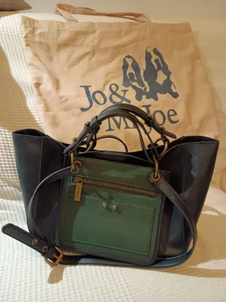 Bolso Jo & Mr. Joe Negro y Verde Mujer