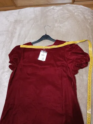 Vestido Terciopelo Rojo Talla Única Nuevo