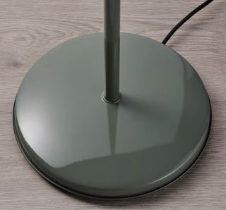 Lámpara de pie vintage Ikea verde y oro