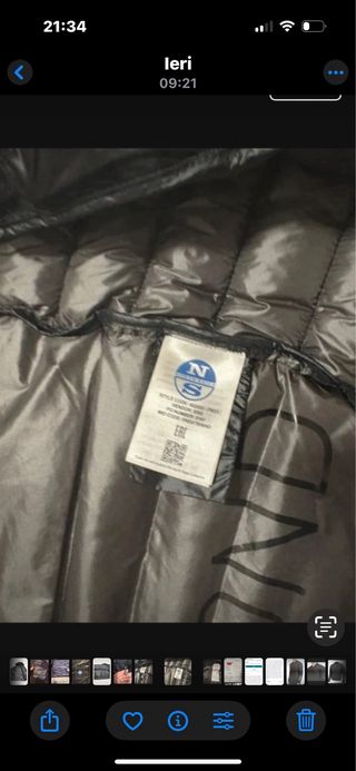 Piumino North Face Nero