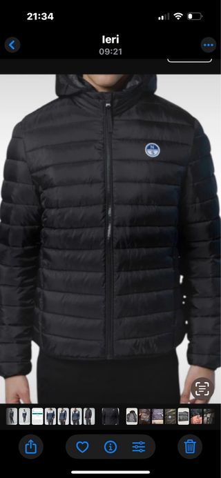 Piumino North Face Nero