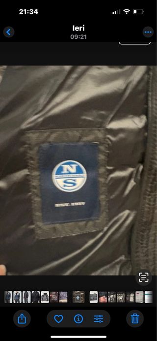 Piumino North Face Nero