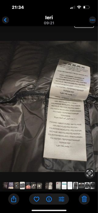 Piumino North Face Nero