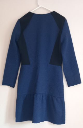 Vestido Sandro Talla S Azul Negro
