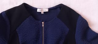 Vestido Sandro Talla S Azul Negro