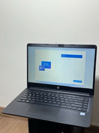 Portátil HP ofimatica gris y negro