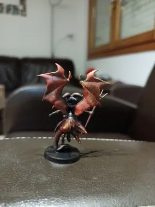 Miniatura Súcubo con alas y tridente