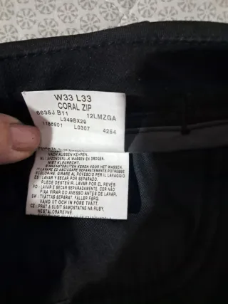 Pantalón vaquero de mujer Talla L33