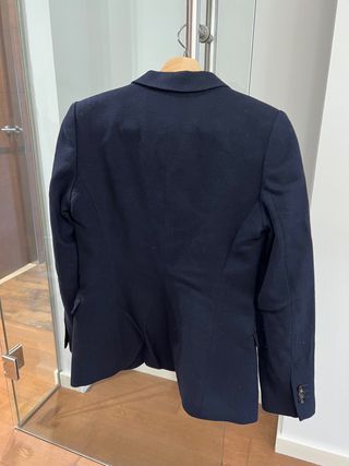 Americana Lana Azul Marino