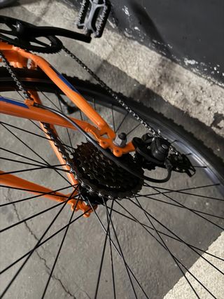 Bicicleta TEAM Naranja y Azul