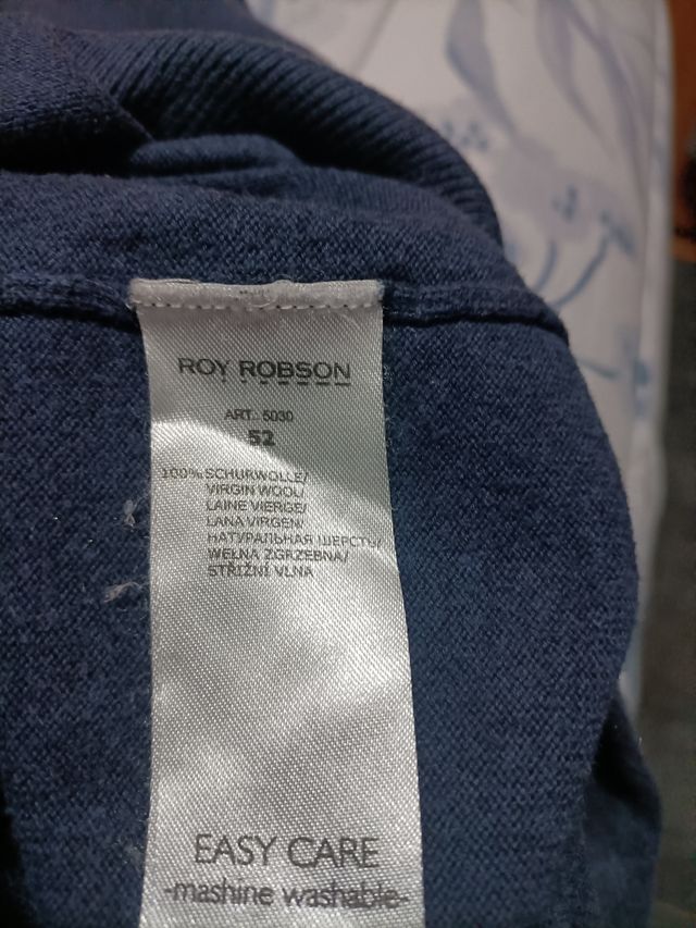 Jersey Roy Robson Hombre Azul Talla XL