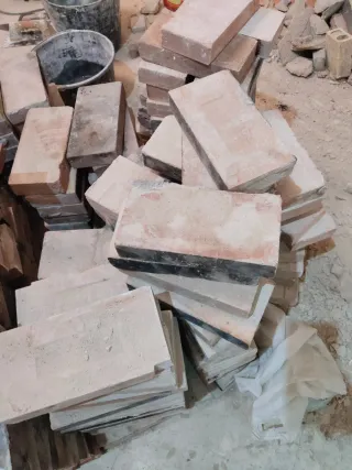 Ladrillos refractarios para chimenea (0,50 euros)