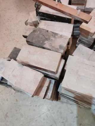 Ladrillos refractarios para chimenea (0,50 euros)