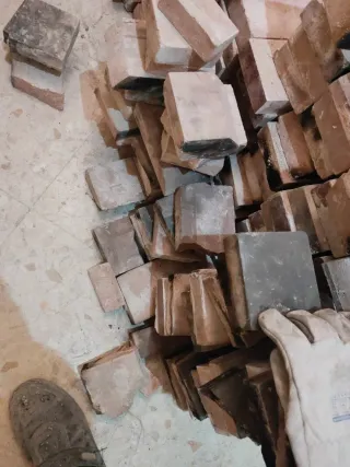 Ladrillos refractarios para chimenea (0,50 euros)