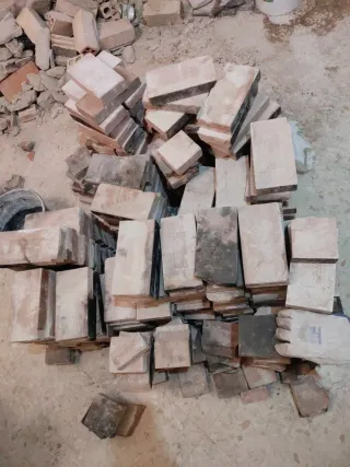 Ladrillos refractarios para chimenea (0,50 euros)