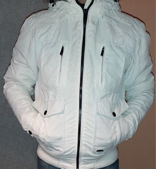 Giubbotto uomo Pull and Bear bianco