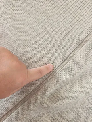 Jersey Polo Ralph Lauren Beige Cremallera