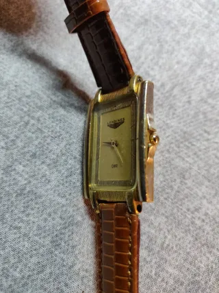 Orologio Longines QWR Oro e Marrone