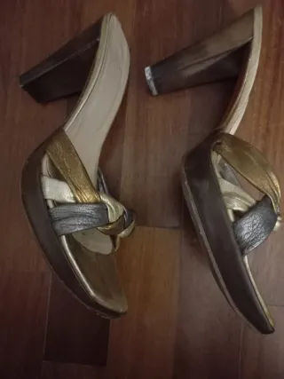 Sandali donna oro/argento/bronzo