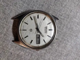 Orologio Seiko Quartz Argento Bianco