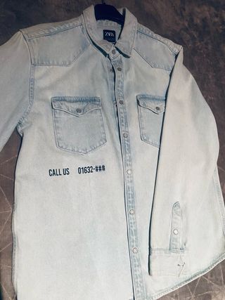 Chaqueta Vaquera Zara Azul