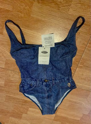 Costume da bagno Dotser con stampa jeans taglia unica