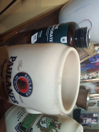 Bicchieri birra Forst e Paulaner in ceramica