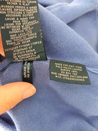 Jersey Polo Ralph Lauren Azul Talla L