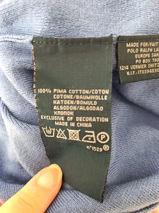 Jersey Polo Ralph Lauren Azul Talla L