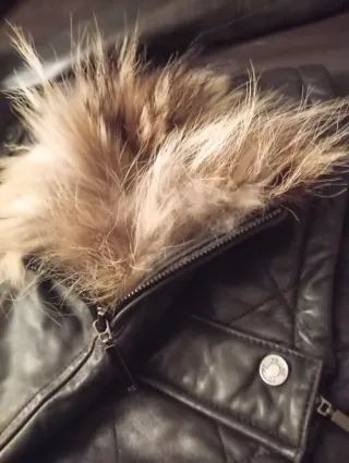 Cazadora Piel Purificación García Talla S