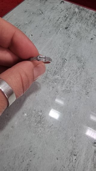 Anillo Bisutería Diseño Hebilla