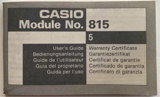 Orologio Casio TS-100 vintage