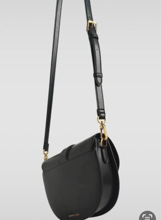 Borsa Charles & Keith in Pelle Nera