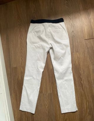 Pantalón de vestir blanco roto