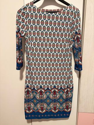 Vestido estampado talla S