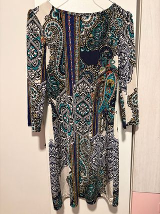 Vestido estampado talla S