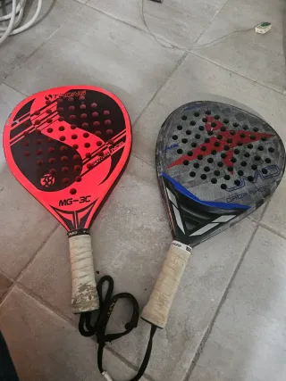 2 Raquetas de pádel HEAD y Drop Shot