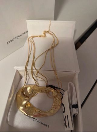 Collar Adolfo Dominguez Dorado Nuevo