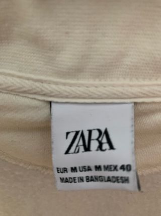 Jersey Zara algodón cremallera cuello