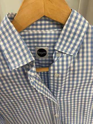 Camisa cuadros azul