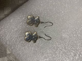 Pendientes Oso Plata