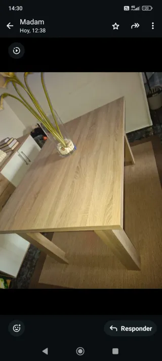 Mesa de comedor extensible