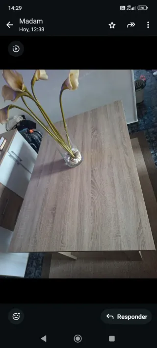 Mesa de comedor extensible