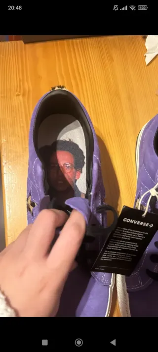 Converse Edición Limitada Morado nuevas