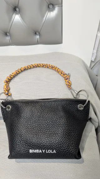 Bolso Bimba y Lola Piel Negro Multicolor