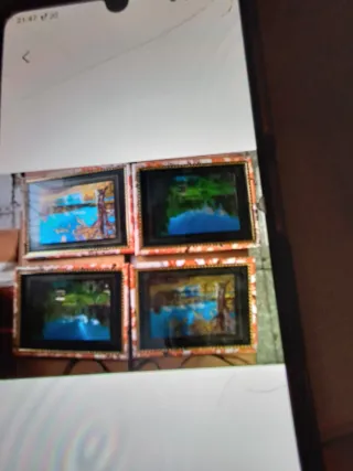 4 Cuadros Pequeños Decorativos