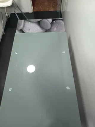 Tavolo da cucina in vetro estensibile